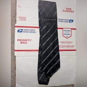 Sean John Black Striped Tie NWT